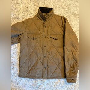 Filson Hyder Quilted Waxed Shirt Jac Tan